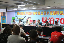 3領(lǐng)導(dǎo)與媒體關(guān)注市農(nóng)業(yè)局有關(guān)領(lǐng)導(dǎo)推介嬰泊700